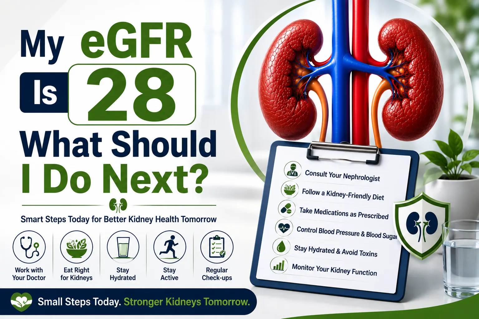 My eGFR Is 28—What Should I Do Next? My eGFR Is 28—What Should I Do Next?